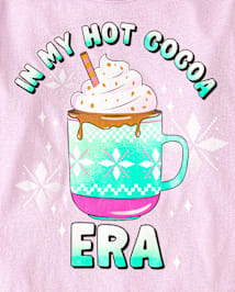 T-shirt graphique Hot Cocoa Era pour filles