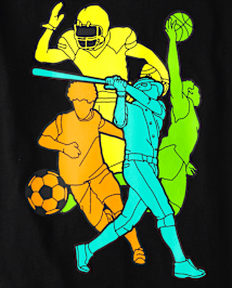 T-shirt graphique de sport pour garçon