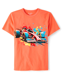 Boys Racecar Graphic Tee