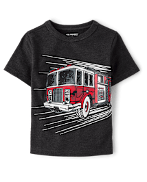 bébé et tout-petit, garçon Fire Truck T-shirt imprimé