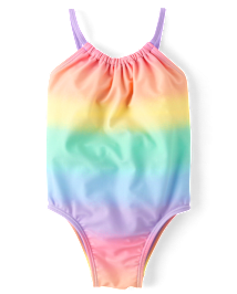 bébé et tout-petit, fille arc-en-ciel Ombre One Piece Maillot de bain