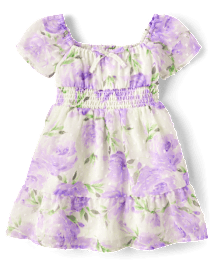 Bébé And tout-petit, fille Maman et moi Floral Chiffon Ruffle Robes