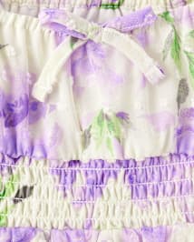 Bébé And tout-petit, fille Maman et moi Floral Chiffon Ruffle Robes