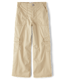 Pantalon cargo à jambe large pour fille