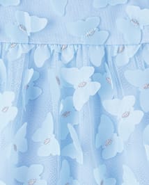 Fille 3D Papillon Maillage Robe évasée