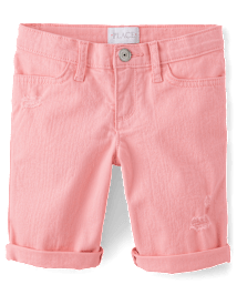 Short Skimmer Fille Roule Poignets sergé
