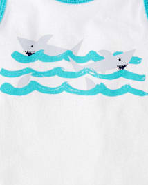 bébé et tout-petit, garçon Shark débardeur 3-Pack