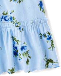 Fille Maman et moi Floral Smocked Ruffle Robes