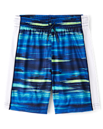 Boys Print Performance Basketball Shorts