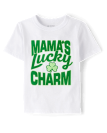 T-shirt graphique pour bébé et tout-petit garçon, Saint-Patrick, Mama's Lucky Charm
