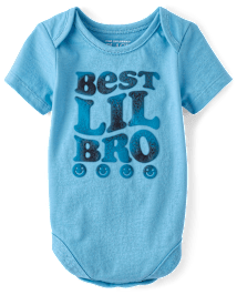 Baby Boys Best Lil Bro Graphic Bodysuit