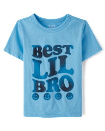 Baby And Toddler Boys Best Lil Bro Graphic Tee