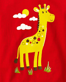 Lot de 4 t-shirts à imprimé animal pour bébés et tout-petits garçons