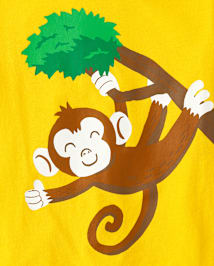 Lot de 4 t-shirts à imprimé animal pour bébés et tout-petits garçons