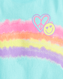 Lot de 4 t-shirts graphiques Positivity pour filles