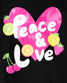 Lot de 5 t-shirts graphiques d'été pour filles