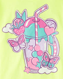 Lot de 5 t-shirts graphiques d'été pour filles
