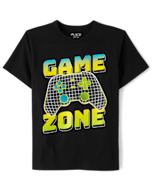 T-shirt Game Zone imprimé garçon