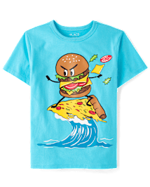 T-shirt imprimé Burger Surf pour garçon
