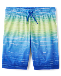 Boys Print Mesh Performance Basketball Shorts