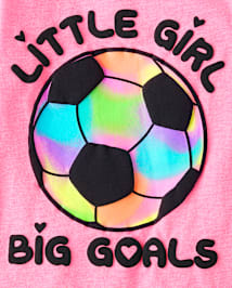 Bébé Et tout-petit, fille Soccer T-shirt imprimé