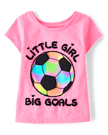 Bébé Et tout-petit, fille Soccer T-shirt imprimé