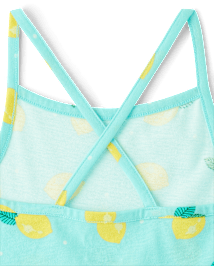 Robe à volants imprimée pour fille