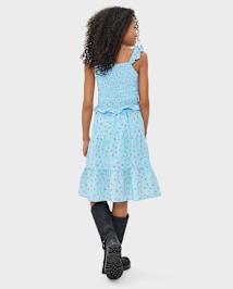 Ensemble 2 pièces fleuri à volants pour fille