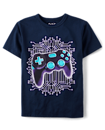 T-shirt graphique Glow Gamer pour garçon