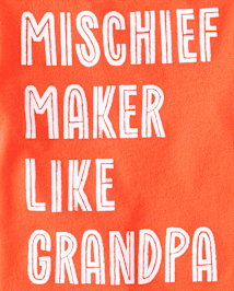 T-shirt graphique Mischief Maker pour bébé et tout-petit garçon
