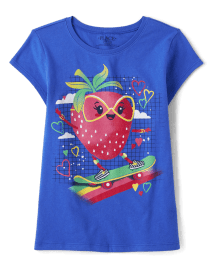 Girls Summer Food Graphic Tee 3-Pack