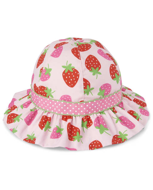 strawberry bucket hat