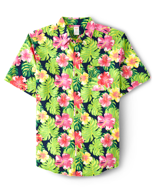 Chemise Boutonnée Garçon Gymboree Neuve Taille M (7-8 Ans) Coupe Slim Manches Longues