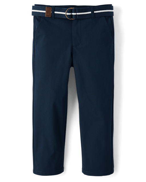 Boys Blue Uniform Chinos Pants | Gymboree