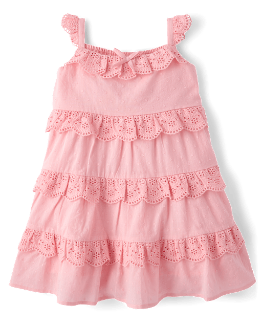 green emerald velvet dress Marchesa Mini + Gymboree Flocked Dot Bow Tulle Ruffle Dress main image 0