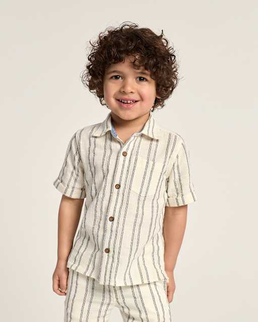 Gymboree Chemise Henley à manches longues pour garçons et tout-petits