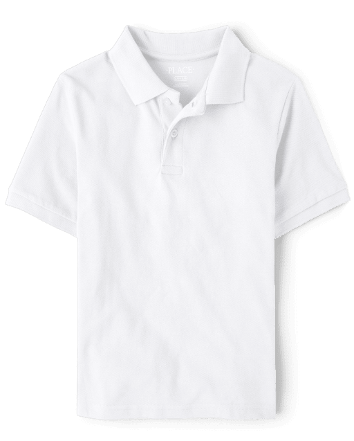 Boys Uniform Short Sleeve Pique Polo