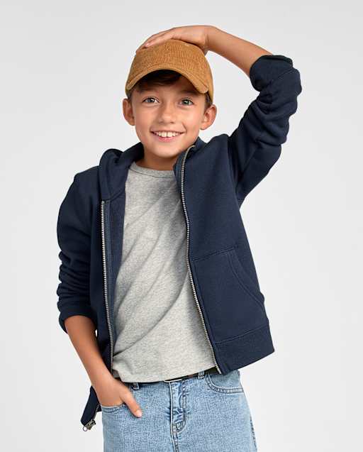 Ensemble Sport école NEXT - Sweat à Capuche Zippé + Pantalon Jogging - Coton épais