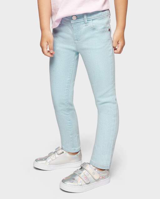 Jean super skinny pour fille The Children's Place, d?lav? cr
