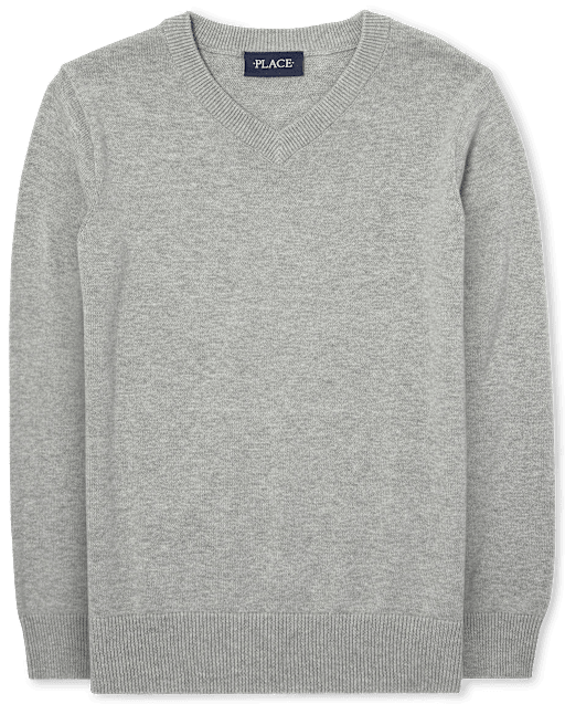 PULL RAYÉ COL V TRIOMPHE LAINE - ECRU/BLUE/RED