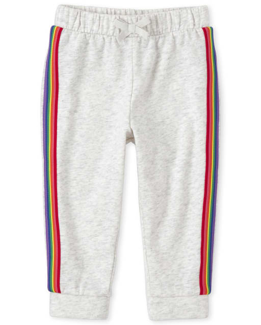 rainbow joggers stripe