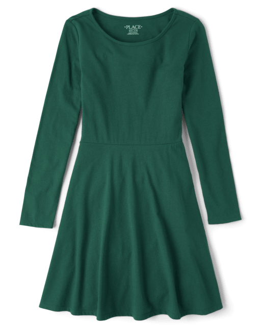 green uniform dress A.B. Uniform