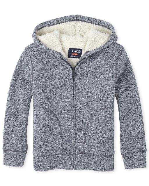 boys sherpa hoodie