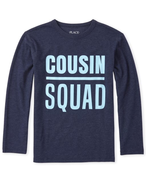 Toddler//Kids Long Sleeve T-Shirt My Cousin in Arkansas Loves Me