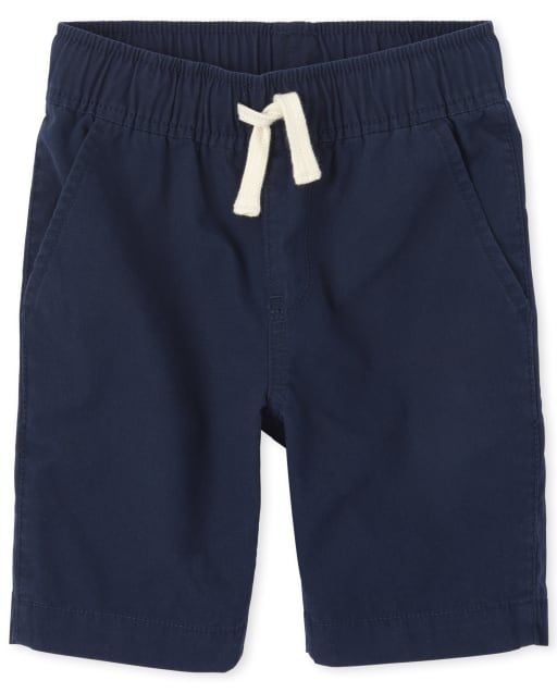 Boys Woven Pull On Jogger Shorts