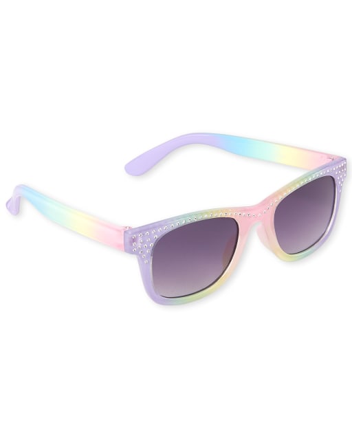 Toddler Girls Rhinestud Rainbow Sunglasses