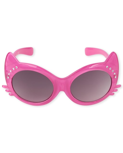 Toddler Girls Rhinestud Cat Ear Sunglasses
