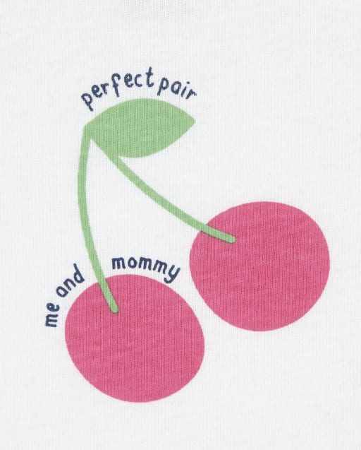Baby Cherry Plaid Bodysuit with Hat main image 1