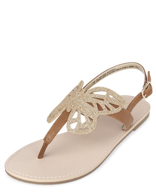 girls butterfly sandals