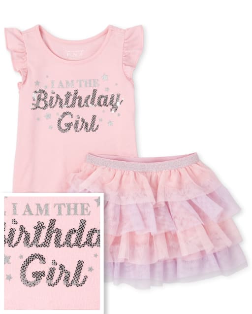 The Childrens Place Baby Girls Rainbow Mesh Skirt